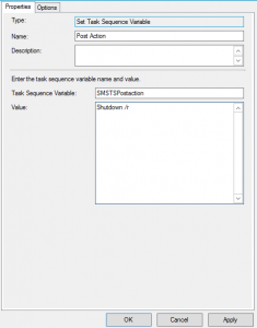 New Task Sequence Variable PostAction in ConfigMgr 2012 SP1 - CCMEXEC ...