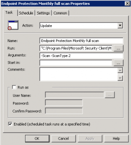Endpoint Protection and additional scheduled scans - CCMEXEC.COM ...